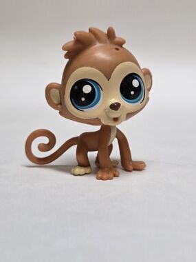 Littlest Pet Shop #4072 Cheep Cheep Chipman Monkey Authentic Hasbro LPS